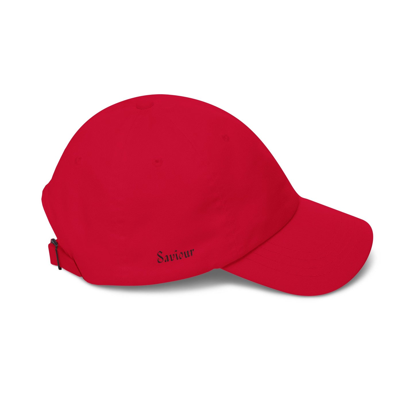 Saviour Embroidered Cap - Black Emblem