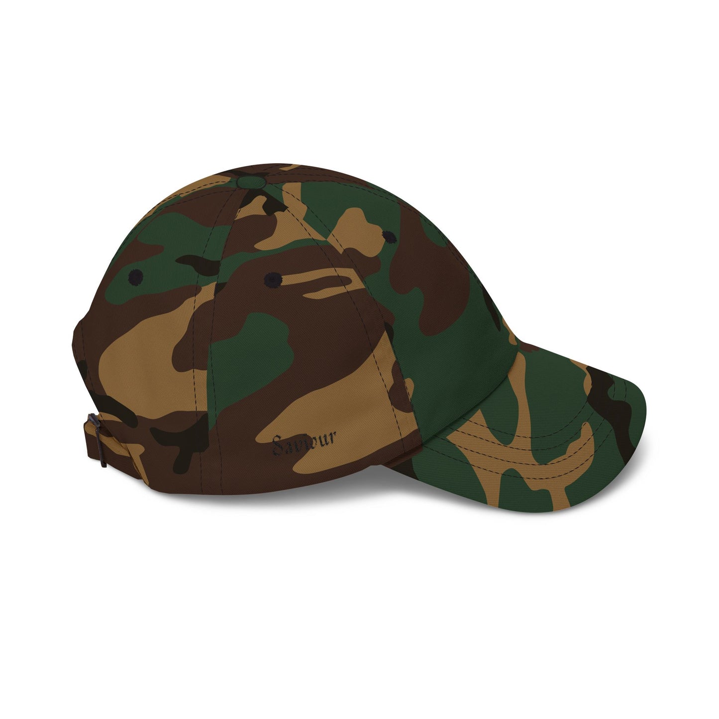 Saviour Embroidered Cap - Black Emblem