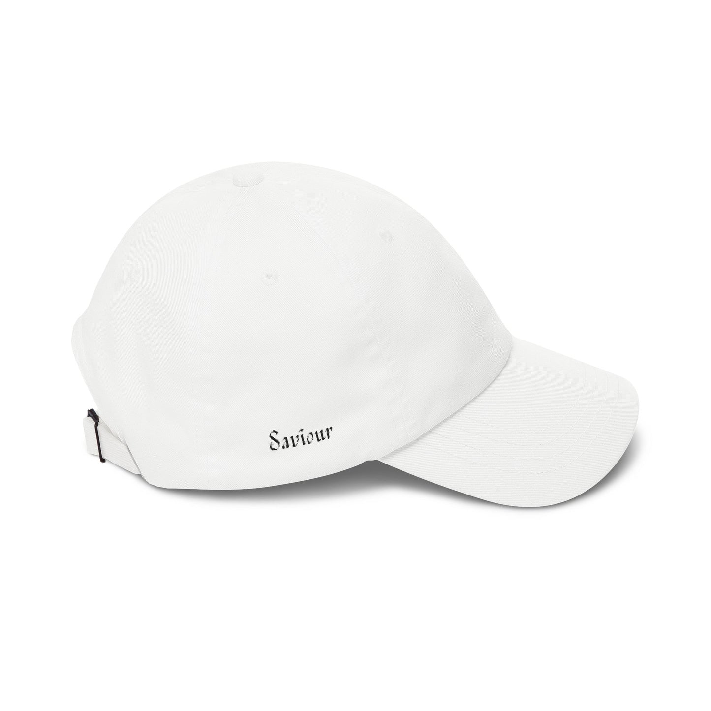 Saviour Embroidered Cap - Black Emblem