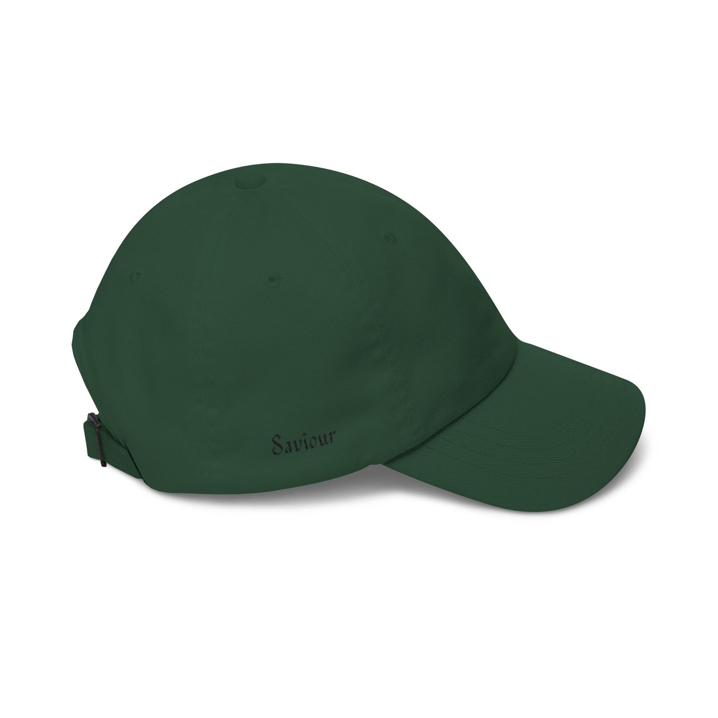 Saviour Embroidered Cap - Black Emblem